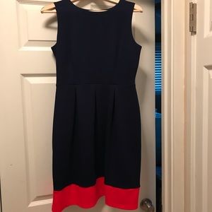 *SOLD* Navy blue mid  length casual dress